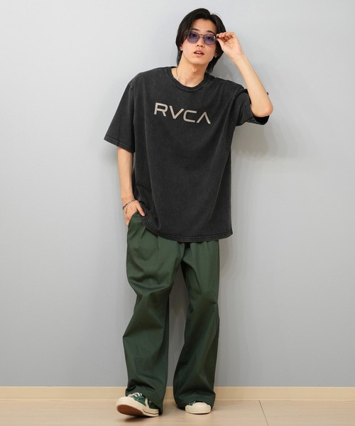 RVCA(ルーカ)の「RVCA/ルーカ 半袖Tシャツ バックプリント BF04A-214(Tシャツ/カットソー・メンズ・ホワイト/スミクロ/ブラック・L/M/S)」の10枚目の写真