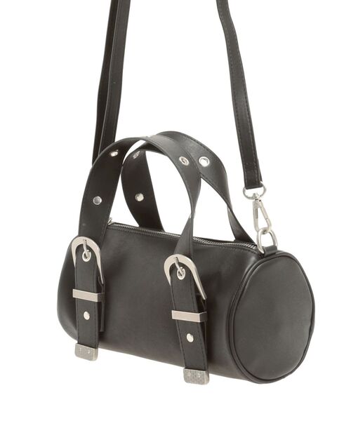 MURUA（ムルーア）の「スタッズドラムバッグ（ハンドバッグ・レディース・ブラウン/ボルドー/ブラック・FREE）」の20枚目の写真