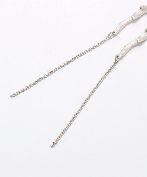SCALA（スカラ）の「【SCALA/スカラ】TWIG枝垂れピアス/made in JAPAN（日本製）（ピアス（両耳用）・レディース・アンティークシルバー/ゴールド/アンティークゴールド・FREE）」の5枚目の写真