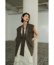 トップス Knuth Marf sheer undulate gillet sheer KNUTH MARF SHEER UNDULATE GILLET ホワイトF - メルカリ