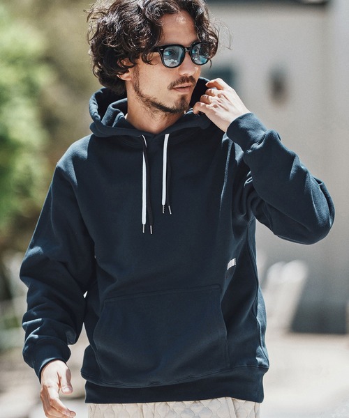 felkod(フィルコッド)の「mpa3836- Double Embroidery Arrangement Parka パーカー(パーカー・メンズ・ブラック/ホワイト/ネイビー・S/M/L/XL)」の3枚目の写真