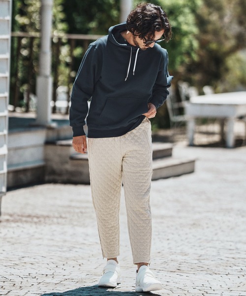 felkod(フィルコッド)の「mpa3836- Double Embroidery Arrangement Parka パーカー(パーカー・メンズ・ブラック/ホワイト/ネイビー・S/M/L/XL)」の8枚目の写真