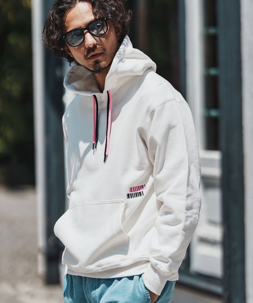 felkod(フィルコッド)の「mpa3836- Double Embroidery Arrangement Parka パーカー(パーカー・メンズ・ブラック/ホワイト/ネイビー・S/M/L/XL)」の10枚目の写真