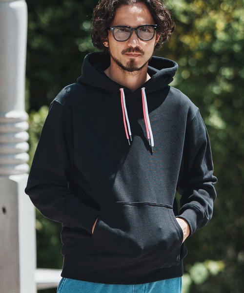 felkod(フィルコッド)の「mpa3836- Double Embroidery Arrangement Parka パーカー(パーカー・メンズ・ブラック/ホワイト/ネイビー・S/M/L/XL)」の15枚目の写真