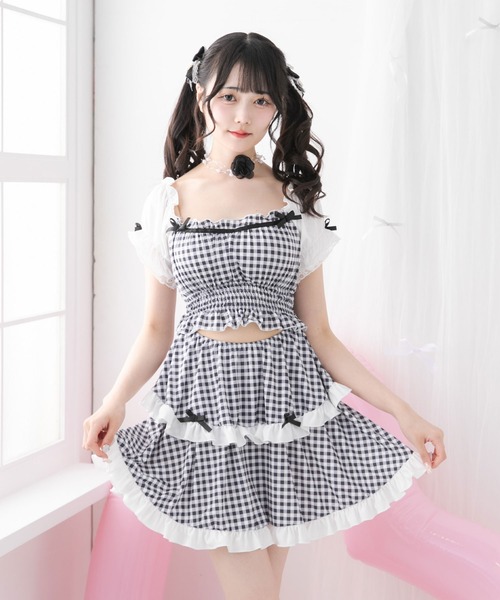 6wayフリルリボン水着（水着）｜DearMyLove（ディアマイラブ）の