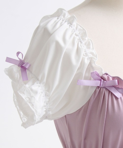 DearMyLove（ディアマイラブ）の「6wayフリルリボン水着（水着・レディース・サックスブルー/ベビーピンク/ブラック/ラベンダー/チェック/レッド・MEDIUM/LARGE/LL）」の19枚目の写真