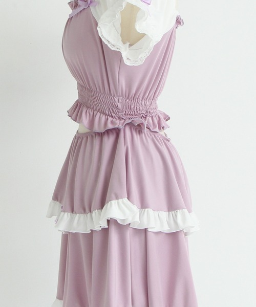 6wayフリルリボン水着（水着）｜DearMyLove（ディアマイラブ）の