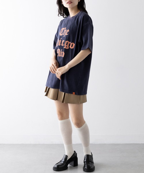tシャツ 「UNIVERSAL OVERALL」LOGOPTT CHEMCIALWASH U2523210 レディース セール】【UNIVERSAL OVERALL】LOGOPTT CHEMCIALWASH U2523210