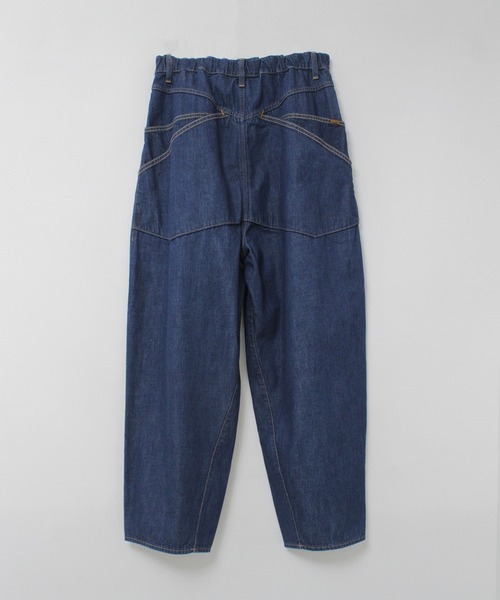 hughug URCH　RNAデニムパンツ RNA-N｜R4296 綿麻デニムのPJ'Sクロップドパンツ URCH RNA