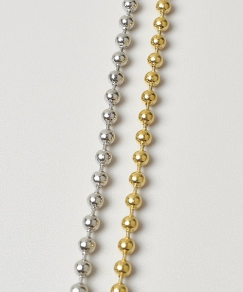 GOLDY(ゴールディ)の「【GOLDY】アレルギー対応 ステンレスボールチェーンネックレス 3250251(ネックレス・レディース・ゴールド/シルバー・FREE)」の16枚目の写真
