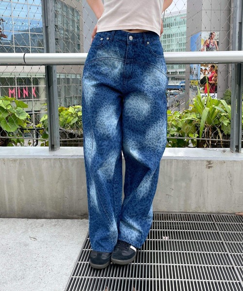 3.3 Field Trip／レオパードパンツ（デニムパンツ）｜3.3 Field Trip