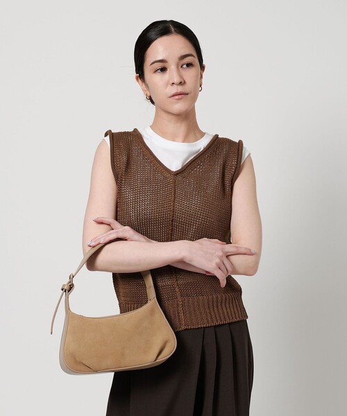 未使用に近い✨セオリーリュクス　ノースリーブ コットンニット　38 SHAY セール】コットン Vネック ノースリーブニット（ニット/セーター