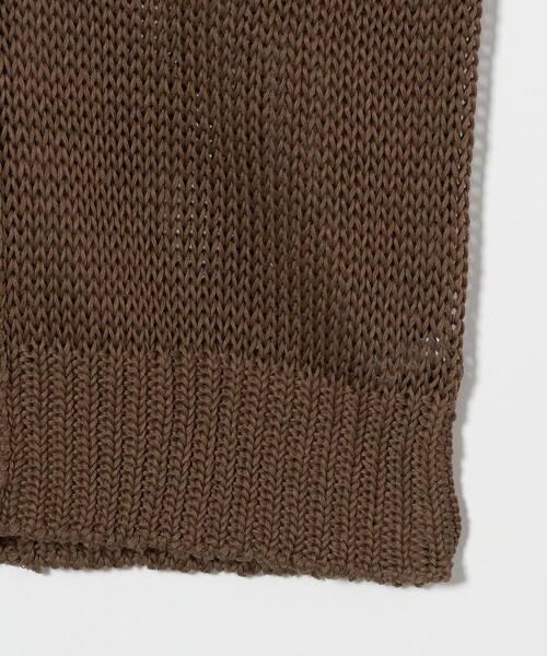 BEAUTY&YOUTH UNITED ARROWS（ビューティーアンドユースユナイテッドアローズ）の「コットン Vネック ノースリーブニット（ニット/セーター・レディース・クリーム/ブラック/ダークブラウン・FREE）」の20枚目の写真