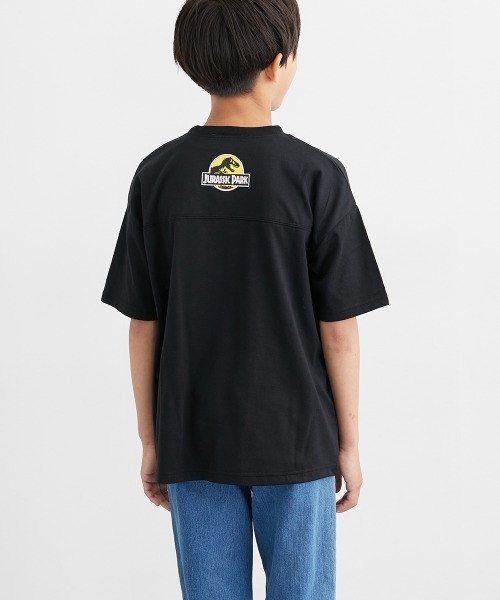 ジュラシックパーク】後ろ切替デザインプリントTシャツ（男の子