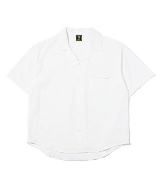 Noen(ノエン)の「リネンライクオープンカラーシャツ(シャツ/ブラウス・メンズ・ホワイト/ブラック・MEDIUM/LARGE)」の3枚目の写真
