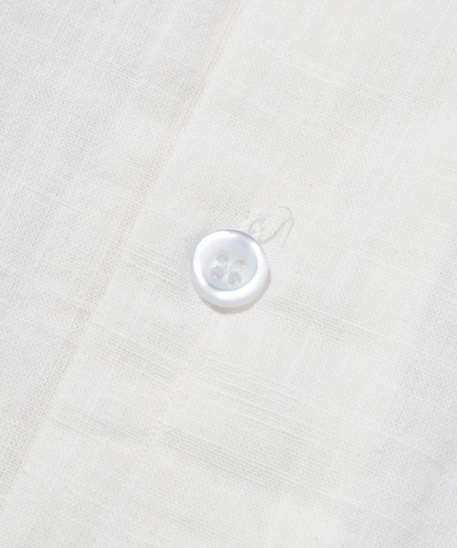 Noen(ノエン)の「リネンライクオープンカラーシャツ(シャツ/ブラウス・メンズ・ホワイト/ブラック・MEDIUM/LARGE)」の11枚目の写真