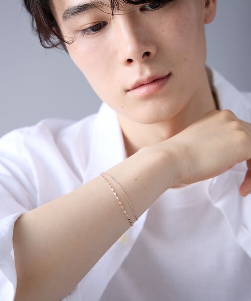 Jouete（ジュエッテ）の「○[サマーピンク] ブレスレット レイヤード（ブレスレット・レディース・ピンクゴールド・FREE）」の6枚目の写真