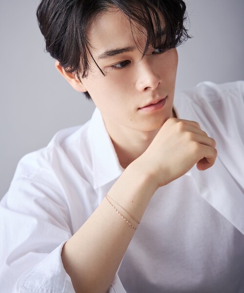 Jouete（ジュエッテ）の「○[サマーピンク] ブレスレット レイヤード（ブレスレット・レディース・ピンクゴールド・FREE）」の7枚目の写真