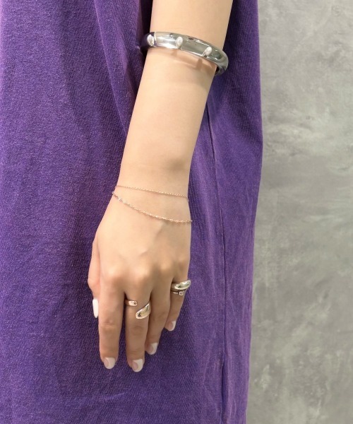 Jouete（ジュエッテ）の「○[サマーピンク] ブレスレット レイヤード（ブレスレット・レディース・ピンクゴールド・FREE）」の9枚目の写真