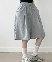 NANAHACHI（ナナハチ）の「ワイド バミューダ スウェットパンツ 韓国風（スウェットパンツ）」