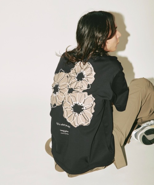 SUPERTHANKS(スーパーサンクス)の「【SUPERTHANKS】ST252CS05 Bic flower S/S T-shirt(Tシャツ/カットソー・メンズ・カーキ・M/L/S)」の4枚目の写真