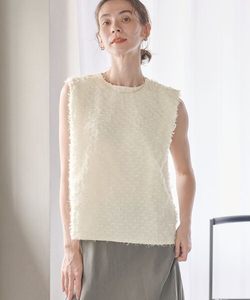 BEAUTY&YOUTH UNITED ARROWS ブラウス セール】【WEB限定】コットンレーヨン シャーリングブラウスⅡ