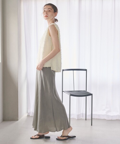 BEAUTY&YOUTH フリンジノースリーブトップス BEAUTY&YOUTH UNITED ARROWS（ビューティーアンドユース