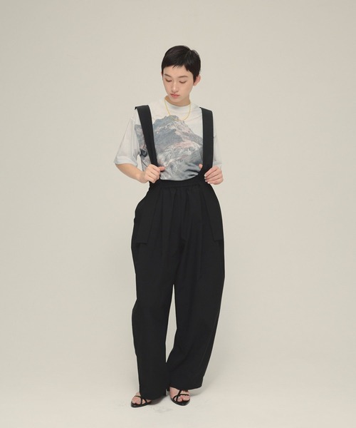 eL（エル）の「【eL】Big Balloon Belt Pants/575689（その他パンツ・レディース・ネイビー/ブラック・FREE）」の18枚目の写真