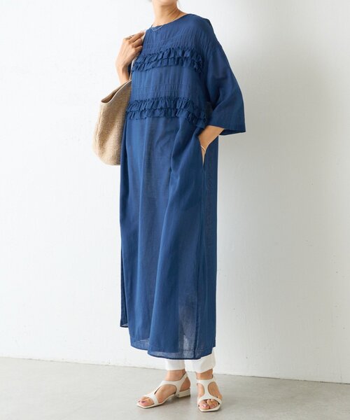 新品タグ付き BEARDSLEY フロントフリルワンピース BEARDSLEY（ビアズリー）の「フロントフリルワンピース（ワンピース