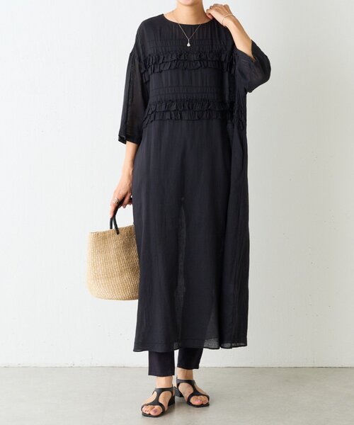 新品タグ付き BEARDSLEY フロントフリルワンピース BEARDSLEY（ビアズリー）の「フロントフリルワンピース（ワンピース