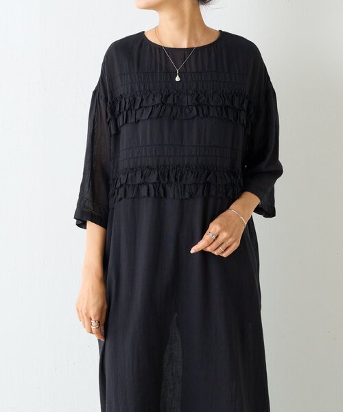 新品タグ付き BEARDSLEY フロントフリルワンピース BEARDSLEY（ビアズリー）の「フロントフリルワンピース（ワンピース