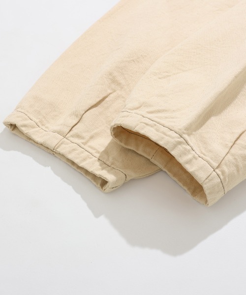 KRIFF MAYER Lady's Collection（クリフメイヤーレディースコレクション）の「【綿100%】ノーカラーデニムジャケット（デニムジャケット・レディース・ストライプ/ライトブルー/ナチュラル/ダークブルー・LARGE/MEDIUM）」の10枚目の写真