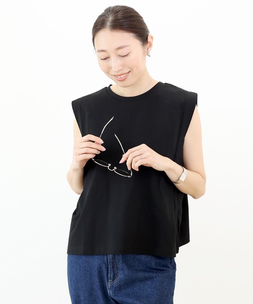 Aletta vita（アレッタビータ）の「ソロナタックスリーブプルオーバー（Tシャツ/カットソー・レディース・ブラック/グレイッシュベージュ/オフホワイト・M）」の13枚目の写真