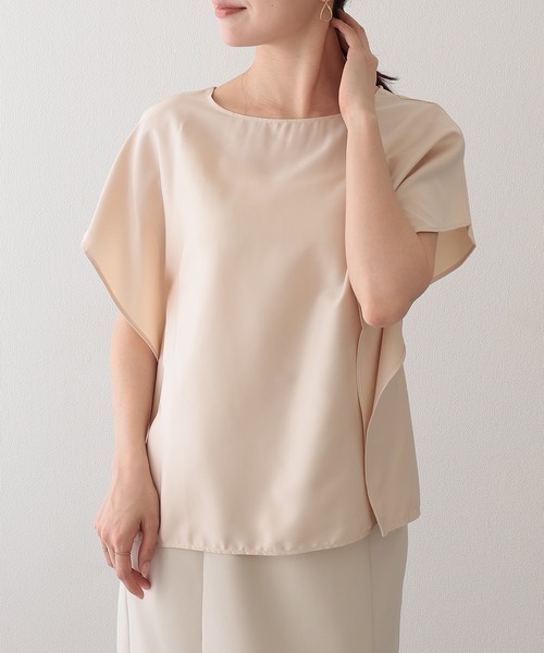 Lace Ladies（レースレディース）の「ソリッドカラー クルーネック オーバーサイズ ドルマンスリーブ プルオーバー（Tシャツ/カットソー・レディース・ピンク/アイボリー・M/XL）」の11枚目の写真