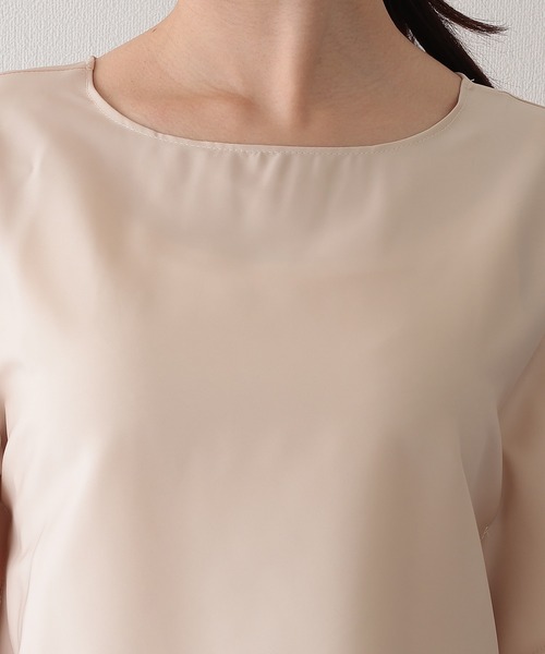 Lace Ladies（レースレディース）の「ソリッドカラー クルーネック オーバーサイズ ドルマンスリーブ プルオーバー（Tシャツ/カットソー・レディース・ピンク/アイボリー・M/XL）」の15枚目の写真