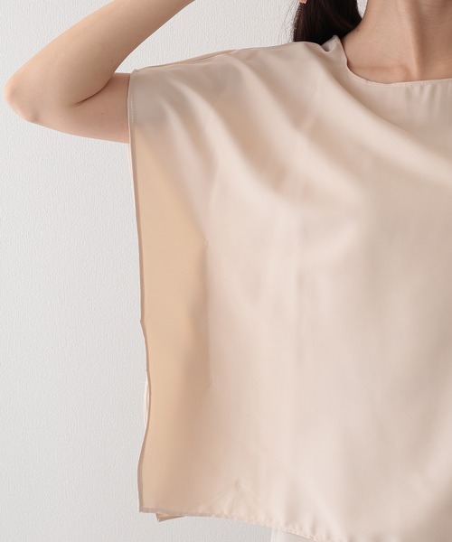 Lace Ladies（レースレディース）の「ソリッドカラー クルーネック オーバーサイズ ドルマンスリーブ プルオーバー（Tシャツ/カットソー・レディース・ピンク/アイボリー・M/XL）」の16枚目の写真