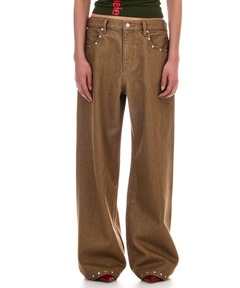 FLOCKED DENIM 5POCKET PANTS（デニムパンツ）｜JOHN LAWRENCE