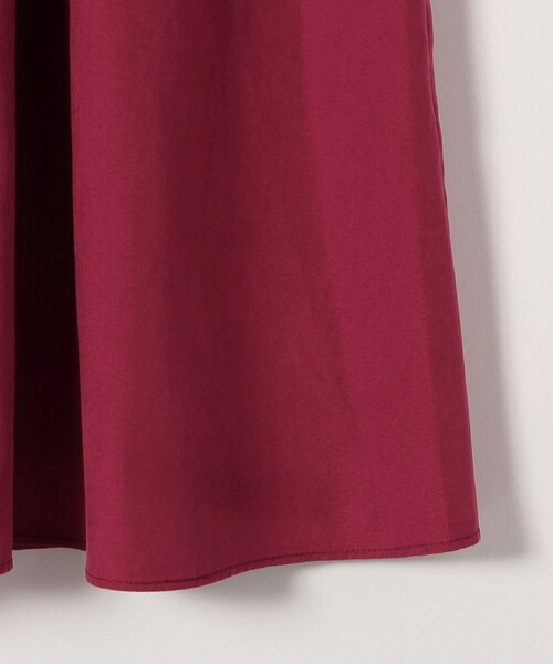 SHIPS any:〈洗濯機可能〉ピーチスキン クルーネック ポケット フレア