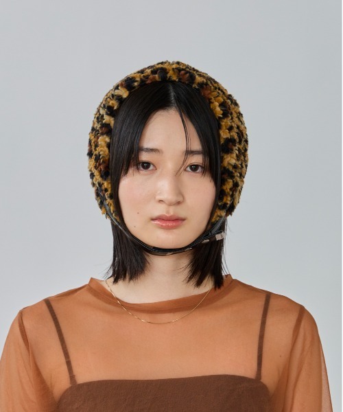 OVERRIDE（オーバーライド）の「OVERRIDE  BOA FK LEATHER HEADMUFF SG / オーバーライド（ハット・レディース・ブラウン/ブラック/ライトベージュ・57~59cm）」の16枚目の写真