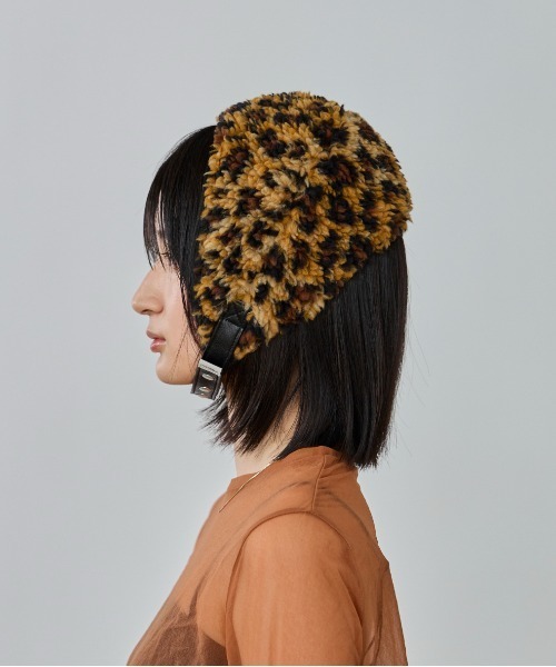 OVERRIDE（オーバーライド）の「OVERRIDE  BOA FK LEATHER HEADMUFF SG / オーバーライド（ハット・レディース・ブラウン/ブラック/ライトベージュ・57~59cm）」の17枚目の写真