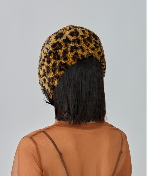 OVERRIDE（オーバーライド）の「OVERRIDE  BOA FK LEATHER HEADMUFF SG / オーバーライド（ハット・レディース・ブラウン/ブラック/ライトベージュ・57~59cm）」の18枚目の写真