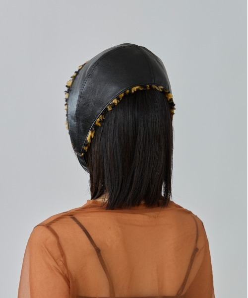 OVERRIDE（オーバーライド）の「OVERRIDE  BOA FK LEATHER HEADMUFF SG / オーバーライド（ハット・レディース・ブラウン/ブラック/ライトベージュ・57~59cm）」の22枚目の写真