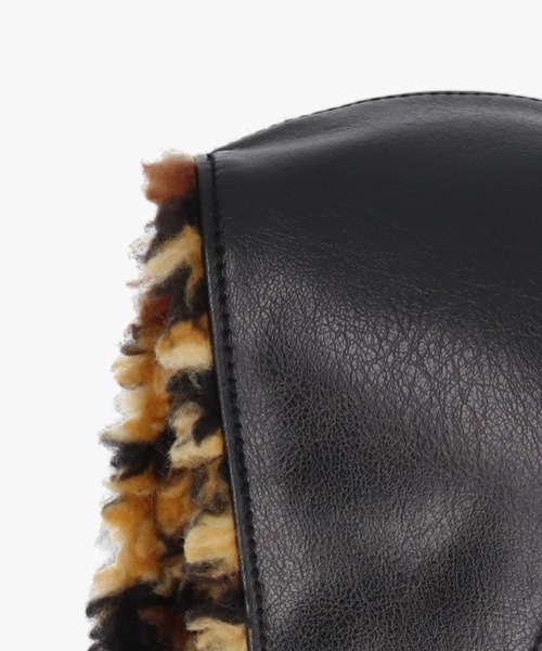 OVERRIDE（オーバーライド）の「OVERRIDE  BOA FK LEATHER HEADMUFF SG / オーバーライド（ハット・レディース・ブラウン/ブラック/ライトベージュ・57~59cm）」の4枚目の写真