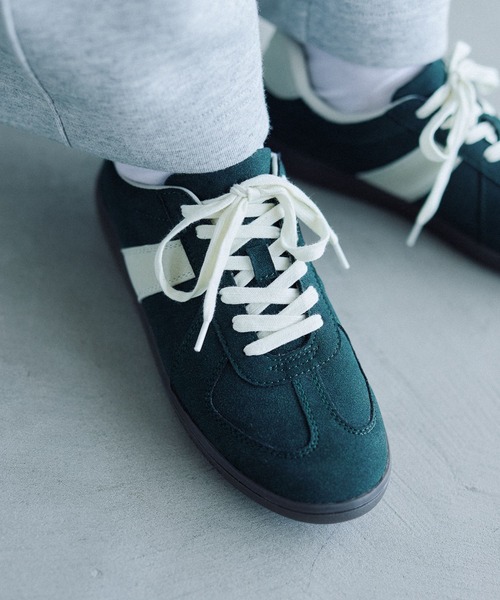 LEPSIM(レプシィム)の「ローテクスニーカー 578009(スニーカー・レディース・ダークブラウン/グリーン/レオパード・MEDIUM/LARGE)」の2枚目の写真