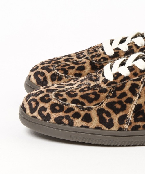 LEPSIM(レプシィム)の「ローテクスニーカー 578009(スニーカー・レディース・ダークブラウン/グリーン/レオパード・MEDIUM/LARGE)」の4枚目の写真