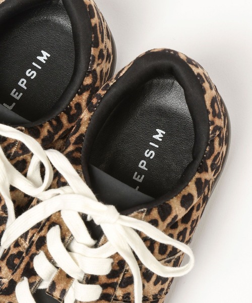 LEPSIM(レプシィム)の「ローテクスニーカー 578009(スニーカー・レディース・ダークブラウン/グリーン/レオパード・MEDIUM/LARGE)」の18枚目の写真