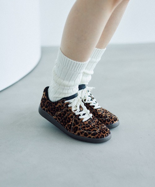 LEPSIM(レプシィム)の「ローテクスニーカー 578009(スニーカー・レディース・ダークブラウン/グリーン/レオパード・MEDIUM/LARGE)」の22枚目の写真