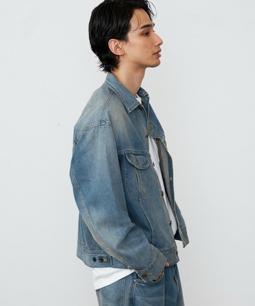 101 100周年】RIDERS101 WIDE JACKET/ライダース ワイドデニム