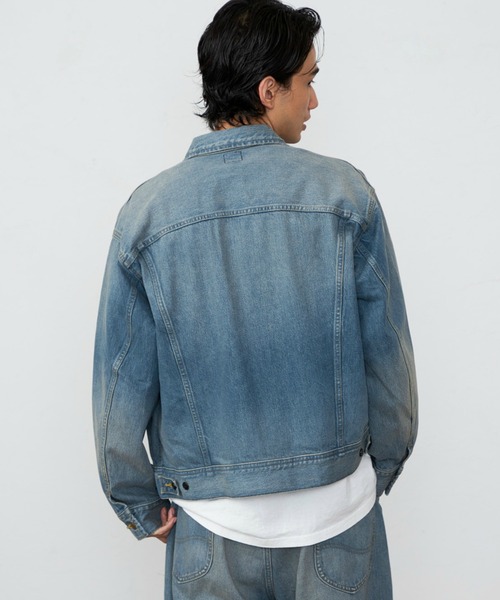 182cm〜192cm くらいの方 Lee 101z デニムジャケット EURO Lee リー 101 PROJECT STORM COWBOY JACKET ストームライダー