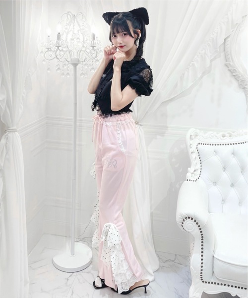 Ank Rouge（アンクルージュ）の「ハートのブラウス（シャツ/ブラウス・レディース・ホワイト/ブラック・M）」の20枚目の写真